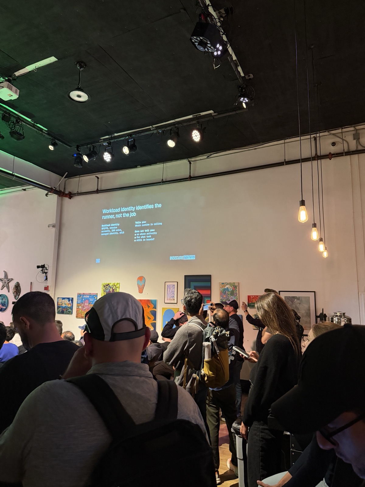 AAuth Night — the crowd at 111 Minna Gallery