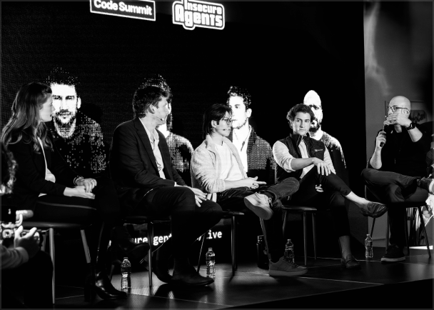 Insecure Agents Live #3 — panel on stage